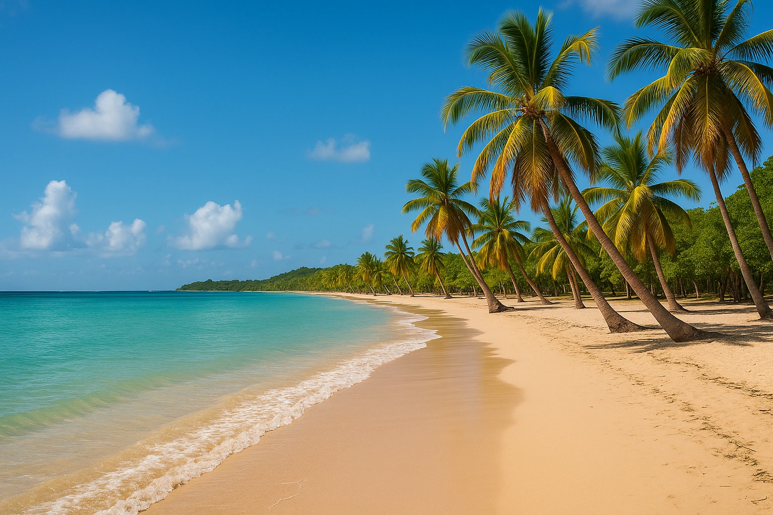 Plage des Salines à Sainte-Anne